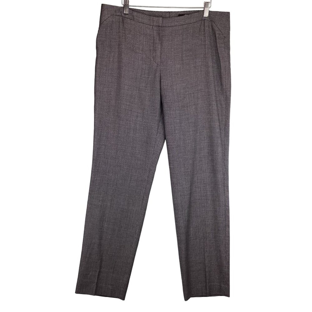 Hugo Boss Wool‎ Blend Womens Dress Pants Size 10 Regular Fit Trousers